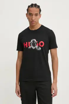 HUGO tricou din bumbac Deyladec imagine