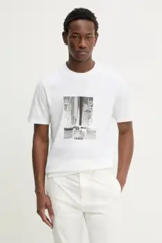 HUGO tricou din bumbac Deyss imagine