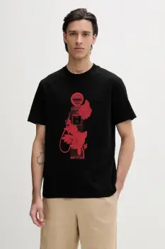 HUGO tricou din bumbac Dikerd imagine