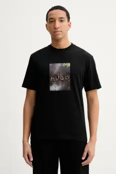 HUGO tricou din bumbac Doreston imagine