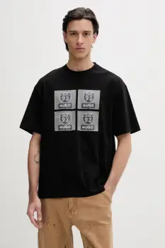 HUGO tricou din bumbac Draxon imagine