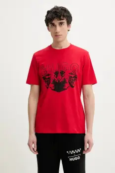 HUGO tricou din bumbac Durro imagine