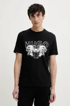 HUGO tricou din bumbac Durro imagine