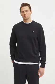 Hummel bluza barbati, culoarea negru, neted, 229310 imagine