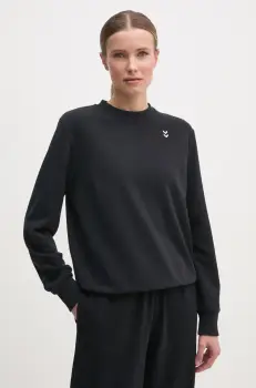 Hummel bluza femei, culoarea negru, uni, 229601 imagine