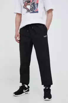 Hummel pantaloni de trening culoarea negru, cu imprimeu imagine