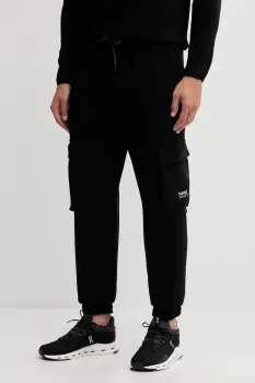 Hummel pantaloni de trening culoarea negru, uni, 228338 imagine