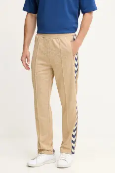 Hummel pantaloni de trening culoarea verde, cu imprimeu, 227579 imagine