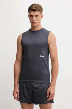 Hummel tricou de antrenament culoarea gri, 229886. imagine