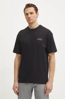 Hummel tricou din bumbac barbati, culoarea negru, cu imprimeu, 226078 imagine