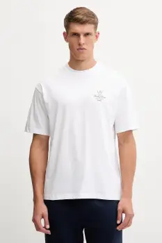 Hummel tricou din bumbac culoarea alb, cu imprimeu, 229841 imagine