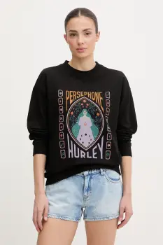 Hurley hanorac pentru femei, din bumbac CREW PERSEPHONE CREEK imagine