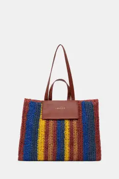 iBlues geanta de plaja pentru femei impletita ARCA imagine