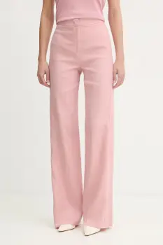 iBlues pantaloni drepti pentru femei, din amestec de in CANALE imagine