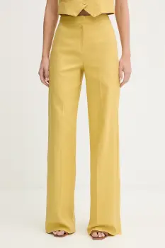 iBlues pantaloni straight pentru femei, cu amestec de in CANALE imagine