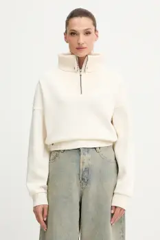 Iceberg bluza culoarea bej, uni, E021 6315 imagine