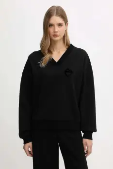 Iceberg bluza culoarea negru, uni, E071 6331 imagine