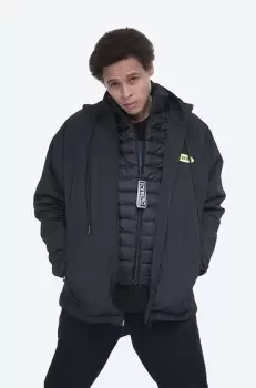 Iceberg geaca barbati, culoarea negru, de iarna imagine