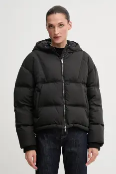 Iceberg geaca de puf culoarea negru, de iarna, oversize, J031 6403 imagine