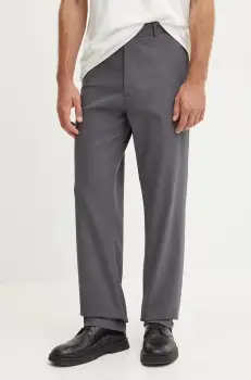 Iceberg pantaloni barbati, culoarea gri, drept, B140 0164 imagine