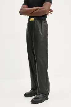 Iceberg pantaloni barbati, culoarea negru, drept, B040 2803 imagine