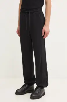 Iceberg pantaloni barbati, culoarea negru, neted, B031 6331 imagine