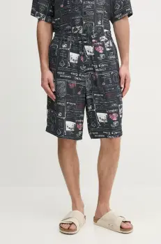 Iceberg pantaloni scurti barbati, culoarea albastru marin, D090 5037 imagine