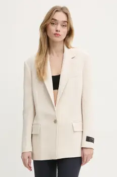 Iceberg sacou culoarea bej, un singur rand de nasturi, neted, L021 5142 imagine