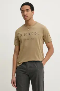 Iceberg tricou din bumbac barbati, cu imprimeu imagine