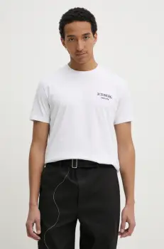 Iceberg tricou din bumbac barbati, culoarea alb, cu imprimeu, F046 6327 imagine