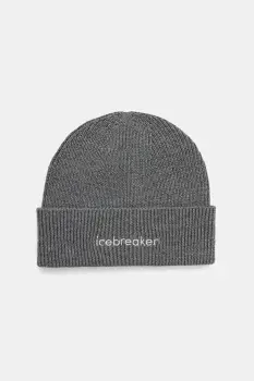 Icebreaker caciula de lana Merino All Day culoarea gri, IB0A573J0131 imagine