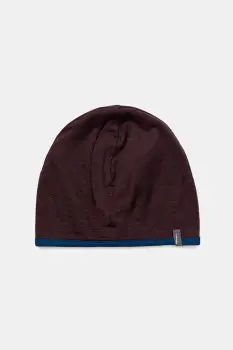 Icebreaker caciula reversibila din lana 200 Oasis culoarea bordo, IBIBM2000H31 imagine