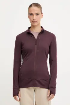 Icebreaker hanorac Merino 260 Quantum culoarea violet, uni, IBBA56XQ0GW1 imagine