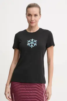 Icebreaker tricou sport Icebreaker X Protect Our Winters culoarea negru, IB0A57470011 imagine