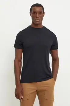 Icebreaker tricou sport Merino 125 Cool-Lite Sphere III culoarea negru, neted, IB0A56ZM0011 imagine