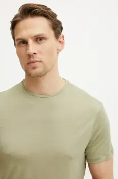 Icebreaker tricou sport Merino Blend 125 Sphere culoarea verde, modelator, IB0A56ZMA741 imagine