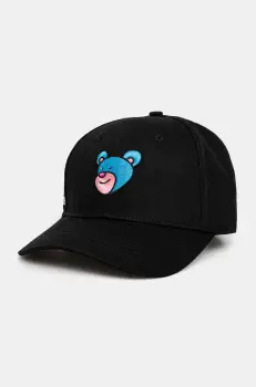 Inbetweeners sapca de baseball din bumbac culoarea negru, cu imprimeu, F4TWUABC002 imagine