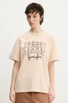 Inbetweeners tricou din bumbac culoarea bej, cu imprimeu, S5TWUATH031 imagine