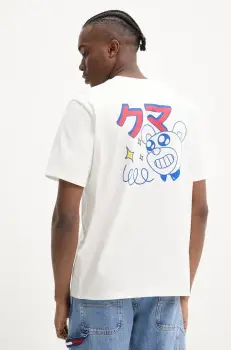 Inbetweeners tricou din bumbac culoarea bej, cu imprimeu, S5TWUATH036 imagine