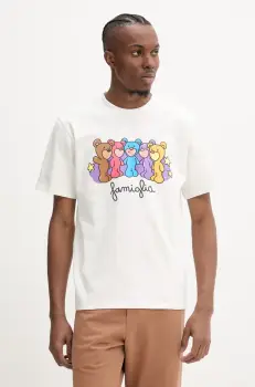 Inbetweeners tricou din bumbac culoarea bej, cu imprimeu, S5TWUATH040 imagine