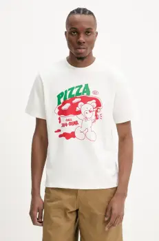 Inbetweeners tricou din bumbac culoarea bej, cu imprimeu, S5TWUATH041 imagine