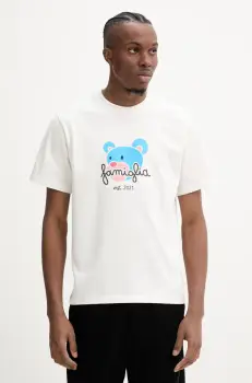 Inbetweeners tricou din bumbac culoarea bej, cu imprimeu, S5TWUATH043 imagine