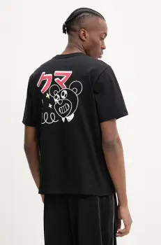 Inbetweeners tricou din bumbac culoarea negru, cu imprimeu, S5TWUATH036 imagine