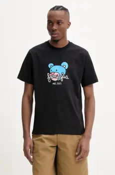 Inbetweeners tricou din bumbac culoarea negru, cu imprimeu, S5TWUATH043 imagine