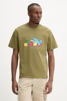 Inbetweeners tricou din bumbac culoarea verde, cu imprimeu, S5TWUATH035 imagine