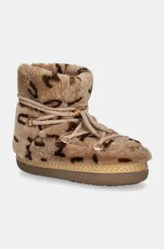 Inuikii cizme de iarna Classic Print culoarea bej, 75101-056 imagine