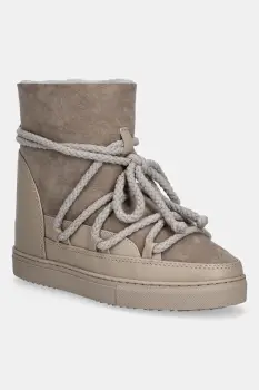 Inuikii cizme de zapada din piele intoarsa Classic Wedge culoarea gri, 1001.004.0042.030 imagine