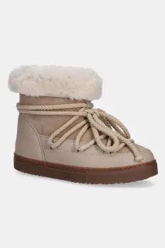 Inuikii ghete de zapada din piele pentru copii CLASSIC HIGH culoarea bej, 3001.002.0032 imagine