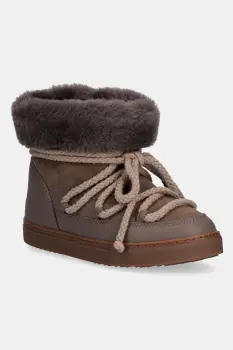 Inuikii ghete de zapada din piele pentru copii CLASSIC HIGH culoarea maro, 3001.002.0032 imagine