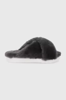 Inuikii Papuci de casa culoarea maro imagine